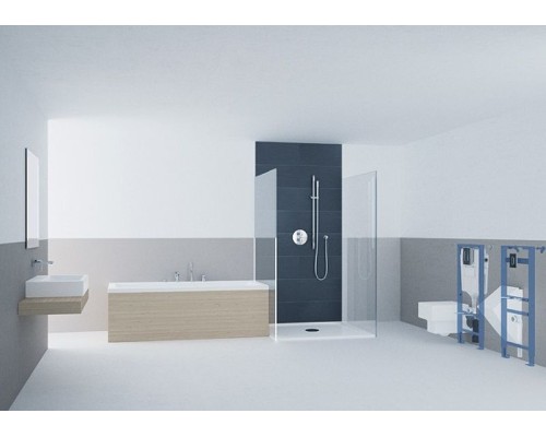 Комплект унитаза AM.PM Awe C111738SC с инсталляцией Grohe Rapid SL 38775001 с сиденьем Микролифт и клавишей смыва Хром