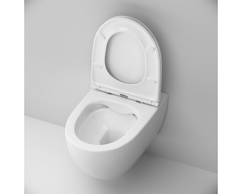 Комплект унитаза с инсталляцией AM.PM Awe FlashClean IS30251.111700 с сиденьем Микролифт и клавишей смыва Хром