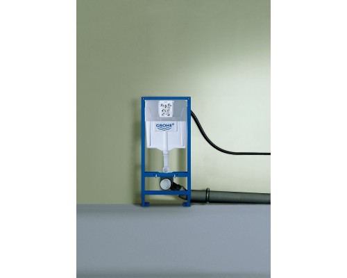 Комплект унитаза AM.PM Spirit FlashClean C701700WH + C707857WH с инсталляцией Grohe Rapid SL 38775001 с сиденьем Микролифт и клавишей смыва Хром