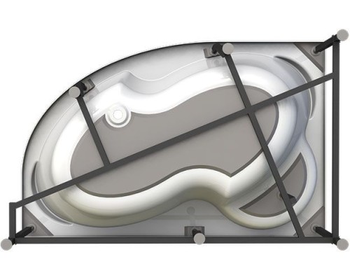 Акриловая ванна Radomir Vannesa Ирма 169х110 R 2-01-0-2-1-217 Белая без гидромассажа