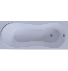 Акриловая ванна Aquatek Афродита 150x70 AFR150-0000043 без гидромассажа с фронтальной панелью с каркасом (разборный) со слив-переливом (справа)