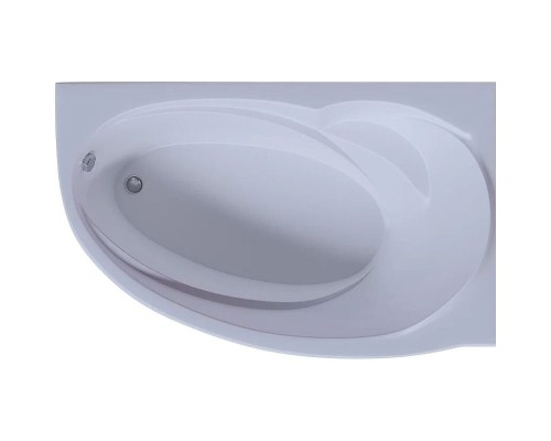Акриловая ванна Aquatek Бетта 160x97 R BET160-0000028 без гидромассажа с фронтальной панелью с каркасом (вклеенный) со слив-переливом
