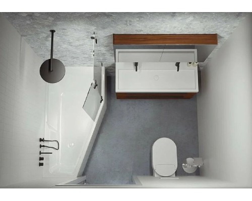 Акриловая ванна Riho Rething Space 180х110 R B115001005 (BR1800500000000) без гидромассажа