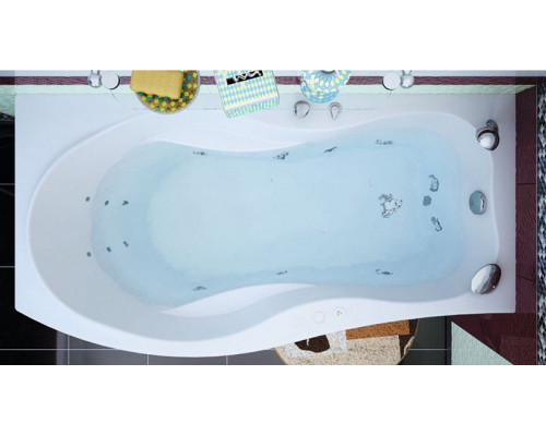 Акриловая ванна Aquanet Borneo 170x90 L 205286 без гидромассажа