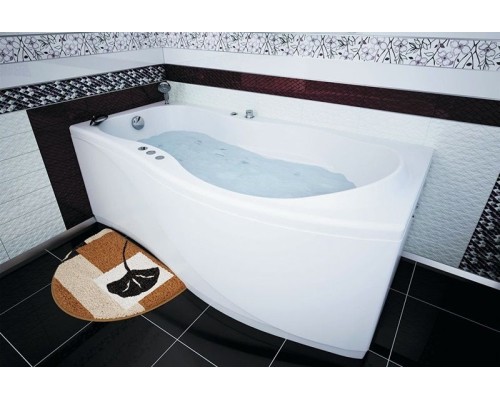 Акриловая ванна Aquanet Borneo 170x90 R 205284 без гидромассажа