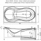 Акриловая ванна Aquanet Grenada 180x90 205493 без гидромассажа