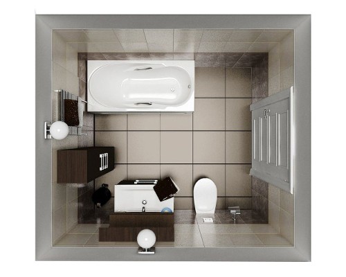 Акриловая ванна 1MarKa Medea 150x70 01ме1570 без гидромассажа