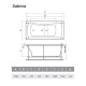 Акриловая ванна Relisan Sabrina 170x70 Гл000024804 без гидромассажа