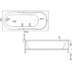 Акриловая ванна Bas Мальдива 160x70 В 00022 без гидромассажа