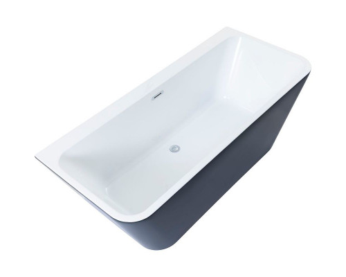 Акриловая ванна Aquanet Family Perfect 13775-MW-MB 170x75 293081 Черная матовая без гидромассажа