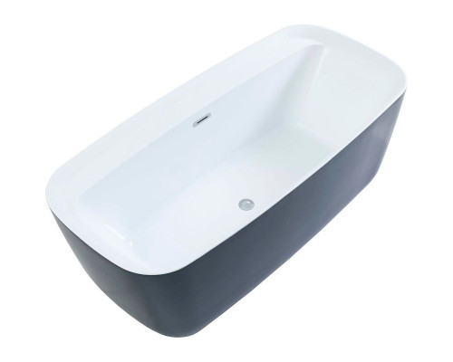 Акриловая ванна Aquanet Family Fine 95778-MW-MB 170x78 293080 Черная матовая без гидромассажа