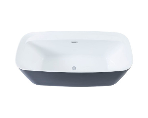 Акриловая ванна Aquanet Family Fine 95778-MW-MB 170x78 293080 Черная матовая без гидромассажа