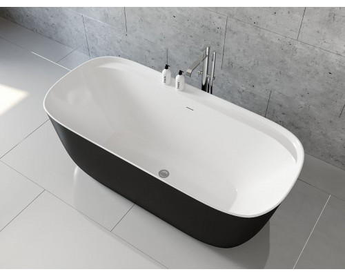 Акриловая ванна Aquanet Family Fine 95778-MW-MB 170x78 293080 Черная матовая без гидромассажа