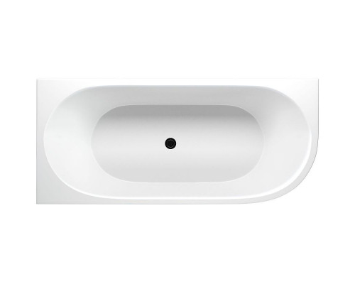 Акриловая ванна Aquanet Family Elegant A 3805-N-GW-MB 180x80 293076 Черная матовая без гидромассажа