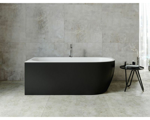 Акриловая ванна Aquanet Family Elegant A 3805-N-GW-MB 180x80 293076 Черная матовая без гидромассажа