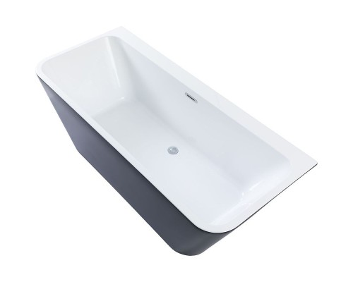 Акриловая ванна Aquanet Family Perfect 13775-GW-MB 170x75 292986 Черная матовая без гидромассажа