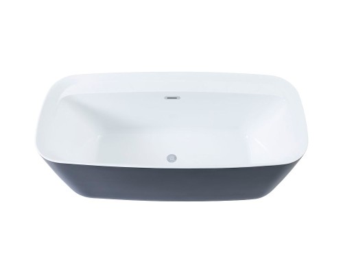Акриловая ванна Aquanet Family Fine 95778-GW-MB 170x78 292985 Черная матовая без гидромассажа