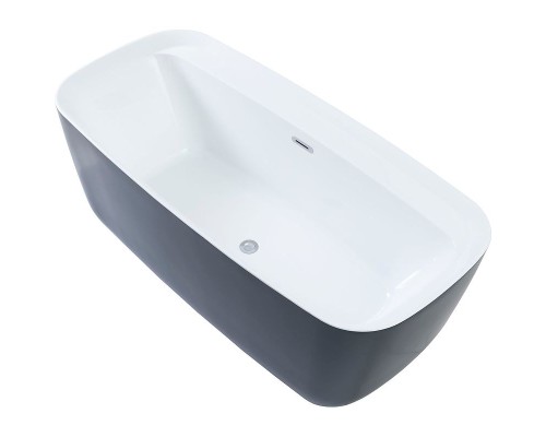 Акриловая ванна Aquanet Family Fine 95778-GW-MB 170x78 292985 Черная матовая без гидромассажа