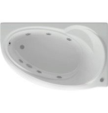 Акриловая ванна Aquatek Бетта 170x97 R BET170-0000011 с гидромассажем с фронтальной панелью с каркасом (разборный) со слив-переливом
