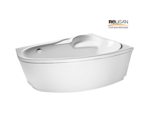 Акриловая ванна Relisan Ariadna 135x95 R Гл000001461 без гидромассажа