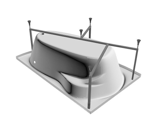 Акриловая ванна Relisan Ariadna 135x95 R Гл000001461 без гидромассажа