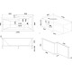 Акриловая ванна Bas Эсте 170x85 L В 00123 без гидромассажа