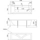 Акриловая ванна Marka One Modern 170х70 01мод1770 без гидромассажа