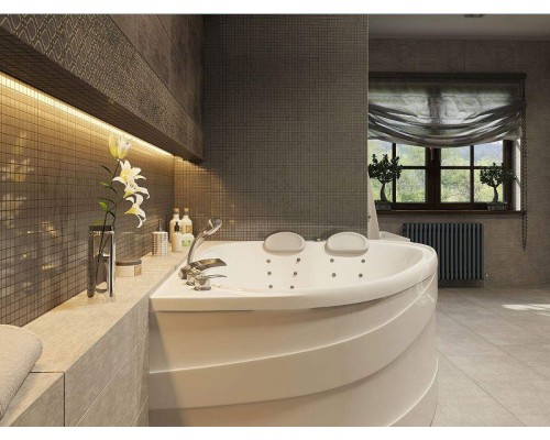 Акриловая ванна Marka One Love 185х135 R 01лв1813п без гидромассажа