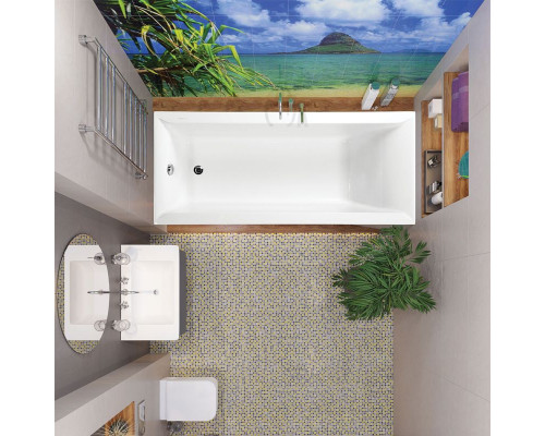 Акриловая ванна Vagnerplast Veronela 160x70 без гидромассажа