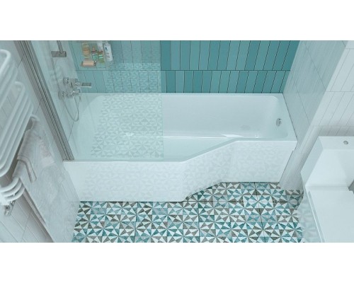 Акриловая ванна Marka One Convey 150х75 L 01кон1575л без гидромассажа