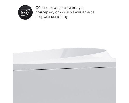 Акриловая ванна AM.PM Sensation 170x75 без гидромассажа