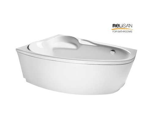 Акриловая ванна Relisan Ariadna 135x95 L Гл000001460 без гидромассажа