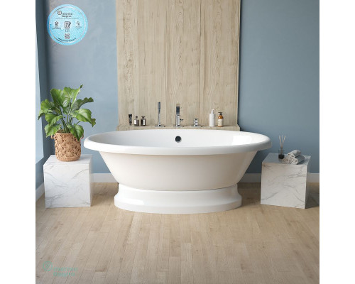 Ванна из литьевого мрамора Marmo Bagno Аззуро 180x90 MB-A180-90 без гидромассажа