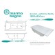 Ванна из литьевого мрамора Marmo Bagno Алесса New 180x80 MB-ALN180-80 без гидромассажа