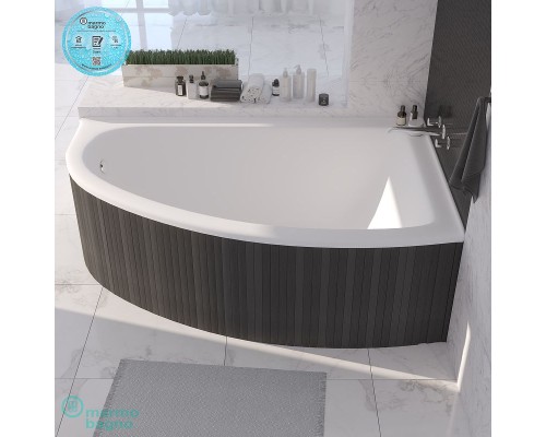 Ванна из литьевого мрамора Marmo Bagno Альба 170x110 R MB-BR170-110 без гидромассажа