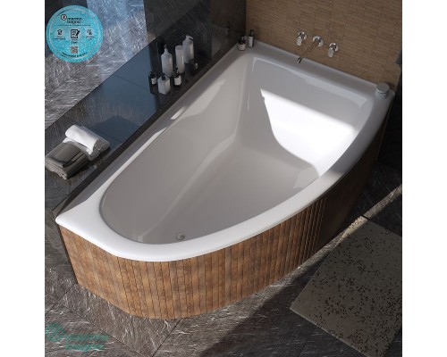 Ванна из литьевого мрамора Marmo Bagno Альба 170x110 R MB-BR170-110 без гидромассажа