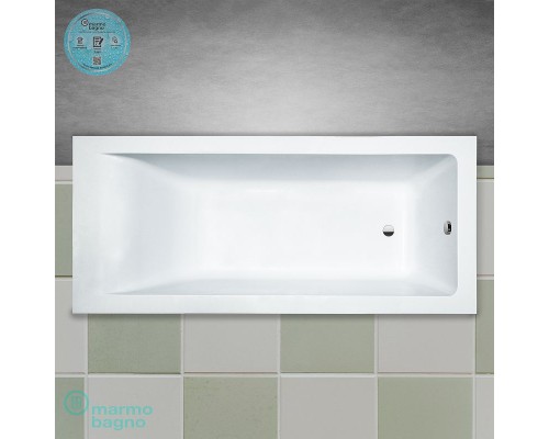 Ванна из литьевого мрамора Marmo Bagno Ницца 170x80 MB-N170-80 без гидромассажа