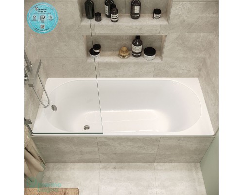 Ванна из литьевого мрамора Marmo Bagno Патриция 170x70 MB-PA170-70 без гидромассажа