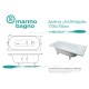 Ванна из литьевого мрамора Marmo Bagno Патриция 170x70 MB-PA170-70 без гидромассажа