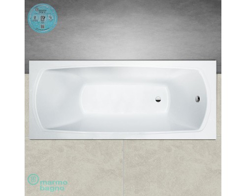 Ванна из литьевого мрамора Marmo Bagno Элза 180x75 MB-Э180-75 без гидромассажа