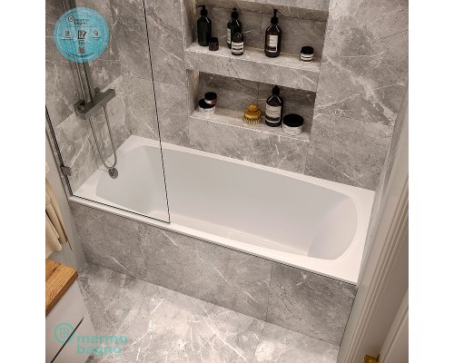 Ванна из литьевого мрамора Marmo Bagno Элза 180x75 MB-Э180-75 без гидромассажа