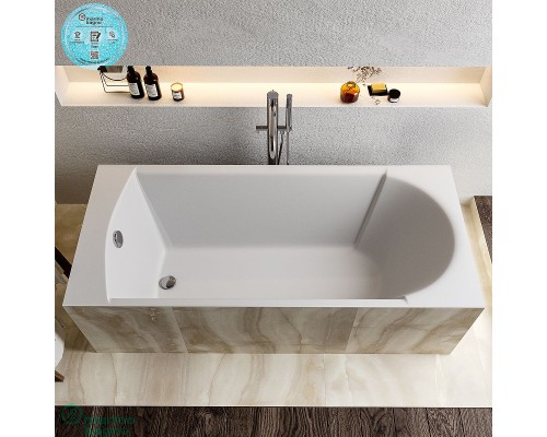 Ванна из литьевого мрамора Marmo Bagno Глория 150x70 MB-GL150-70 без гидромассажа