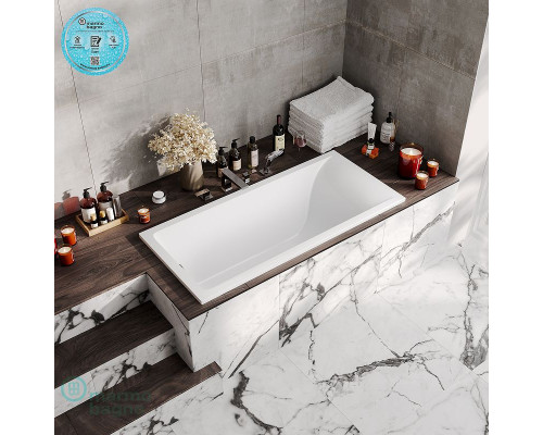 Ванна из литьевого мрамора Marmo Bagno Алесса New 160x70 MB-ALN160-70 без гидромассажа