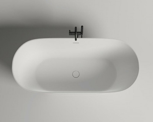 Ванна из литьевого мрамора 180,7x81,5 см Salini S-Stone Mona 102921M