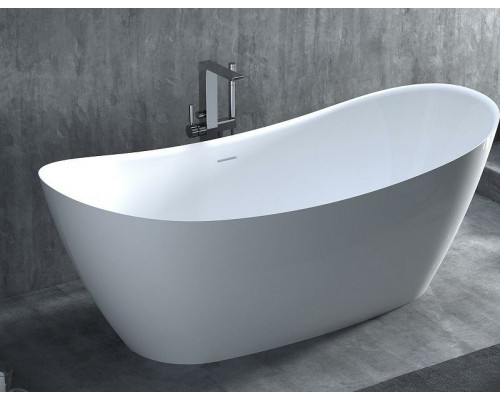 Ванна из литьевого мрамора 185x80 см Salini S-Stone Noemi 101811SM