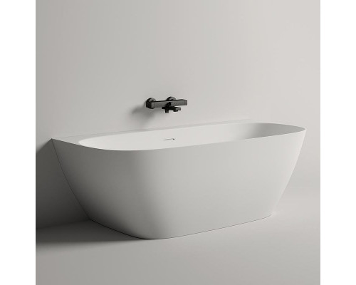 Ванна из литьевого мрамора 170x80 см Salini S-Stone Sofia Wall 102522M