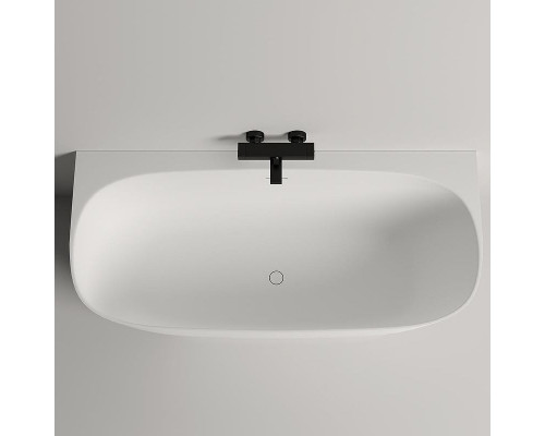 Ванна из литьевого мрамора 170x80 см Salini S-Stone Sofia Wall 102522M