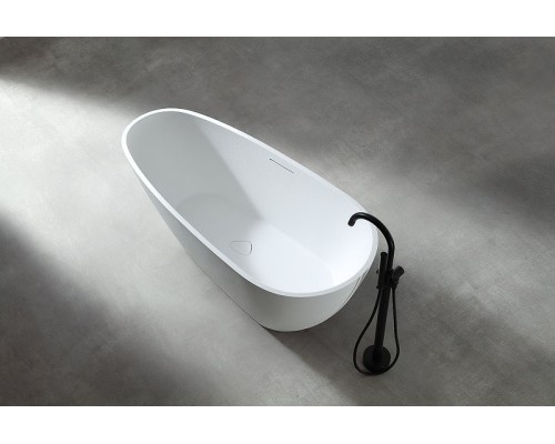 Ванна из искусственного камня Abber Dortmund 170x75 AM9911 Белая без гидромассажа