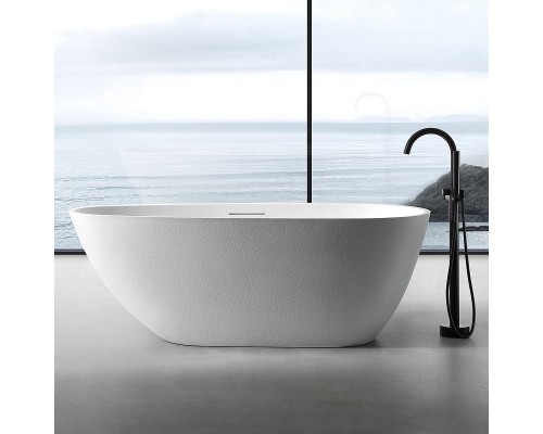 Ванна из искусственного камня Abber Dortmund 170x75 AM9911 Белая без гидромассажа