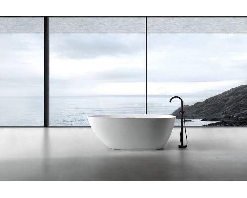 Ванна из искусственного камня Abber Dortmund 170x75 AM9911 Белая без гидромассажа